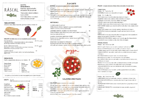 Haagen Dazs menu