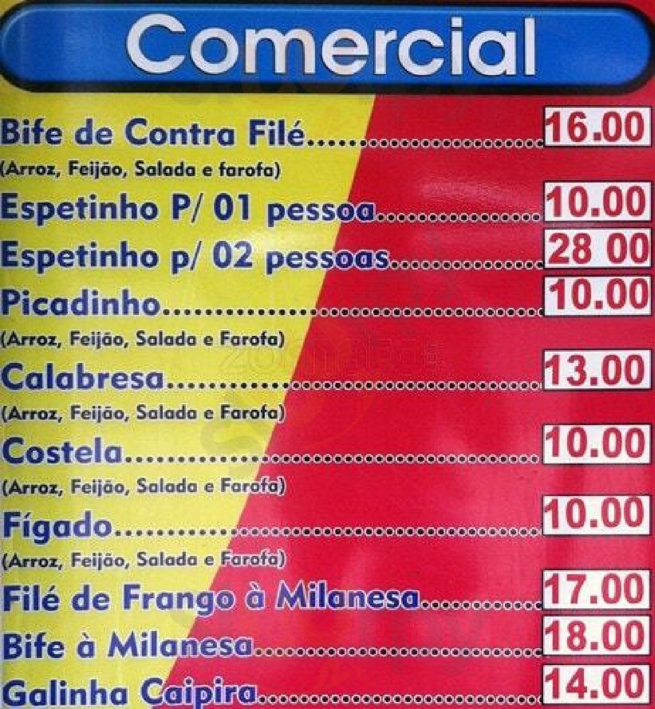 Badejo São Paulo Menu - 1