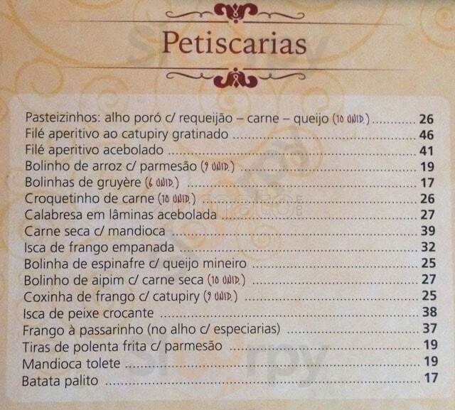 Imperatriz Villa Bar São Paulo Menu - 1