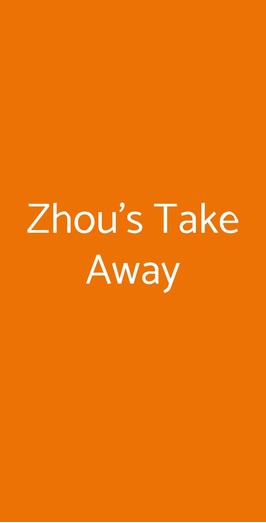 Zhou's Take Away, Udine