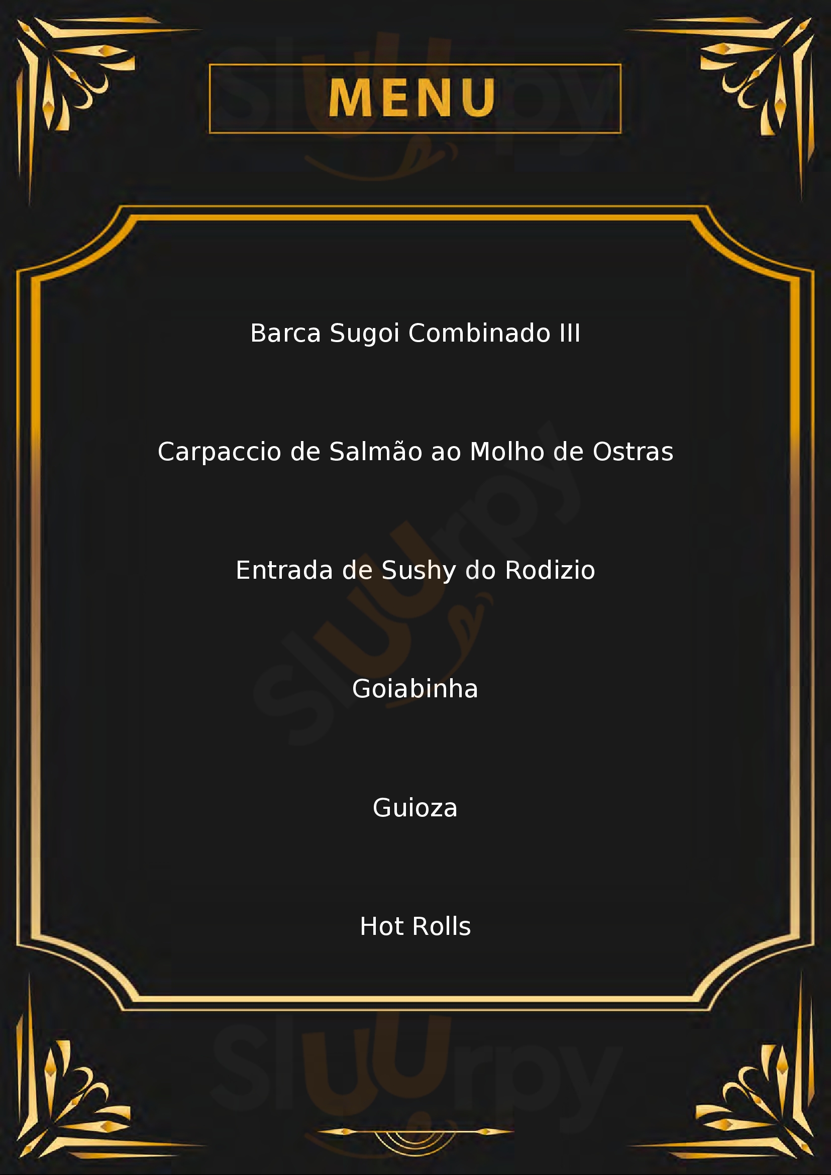 Sugoi Japanese Cuisine Curitiba Menu - 1