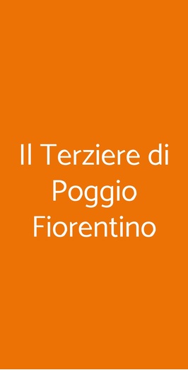 Il Terziere Di Poggio Fiorentino, Tuscania