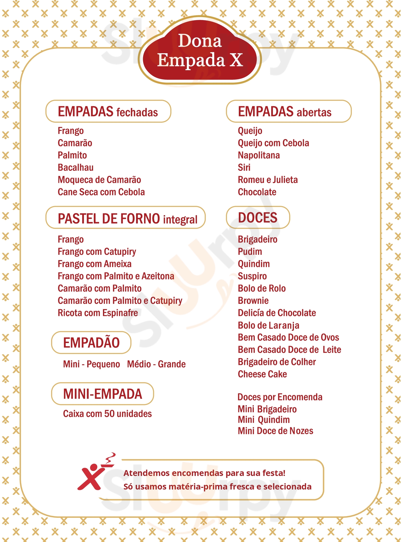 Empada Brasil Rio de Janeiro Menu - 1