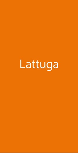 Lattuga, Roma