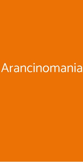 Arancinomania, Novara