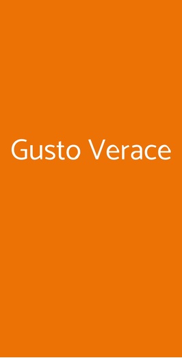 Gusto Verace Pizza & Cucina, Roma