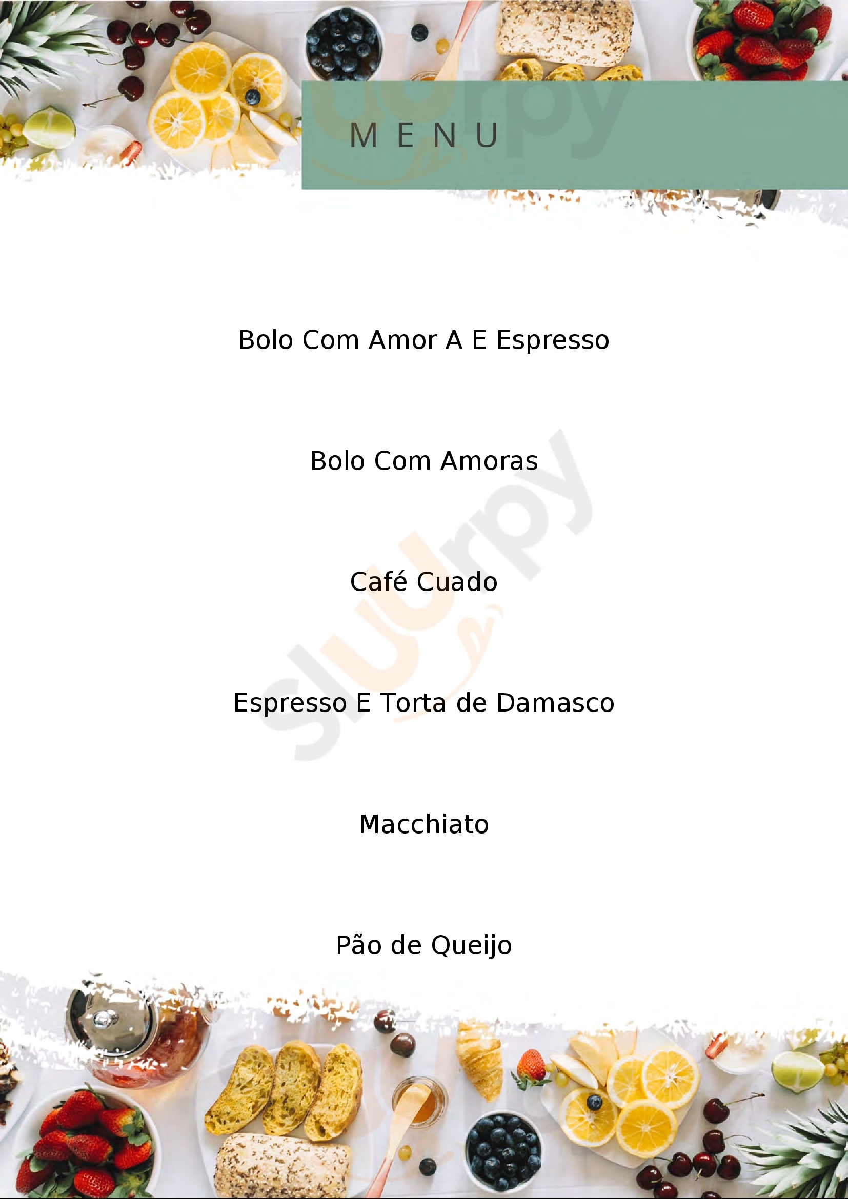 Cafe Do Ponto Shopping Metropolitano Barra Rio de Janeiro Menu - 1