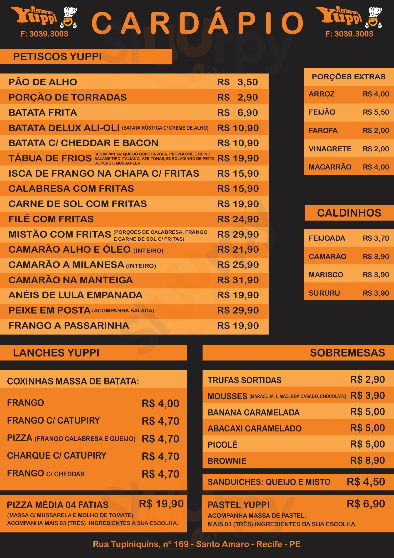 Yuppi Restaurante Recife Menu - 1