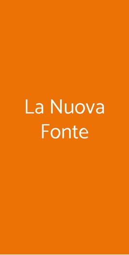 La Nuova Fonte, Roma