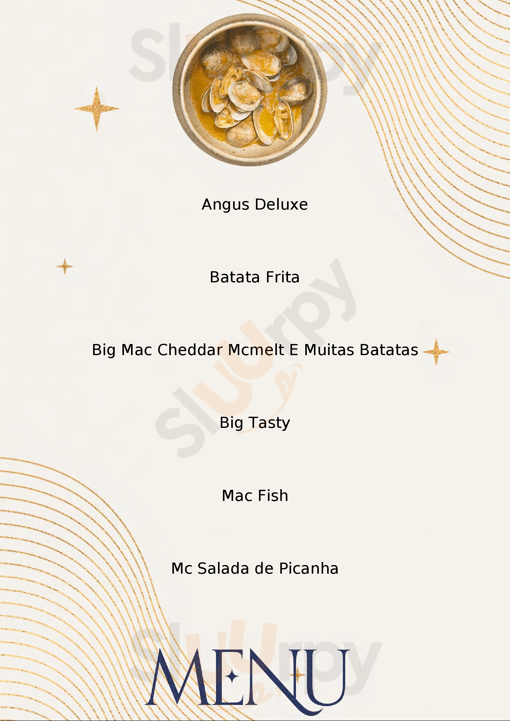 Mc Donald's Rio de Janeiro Menu - 1