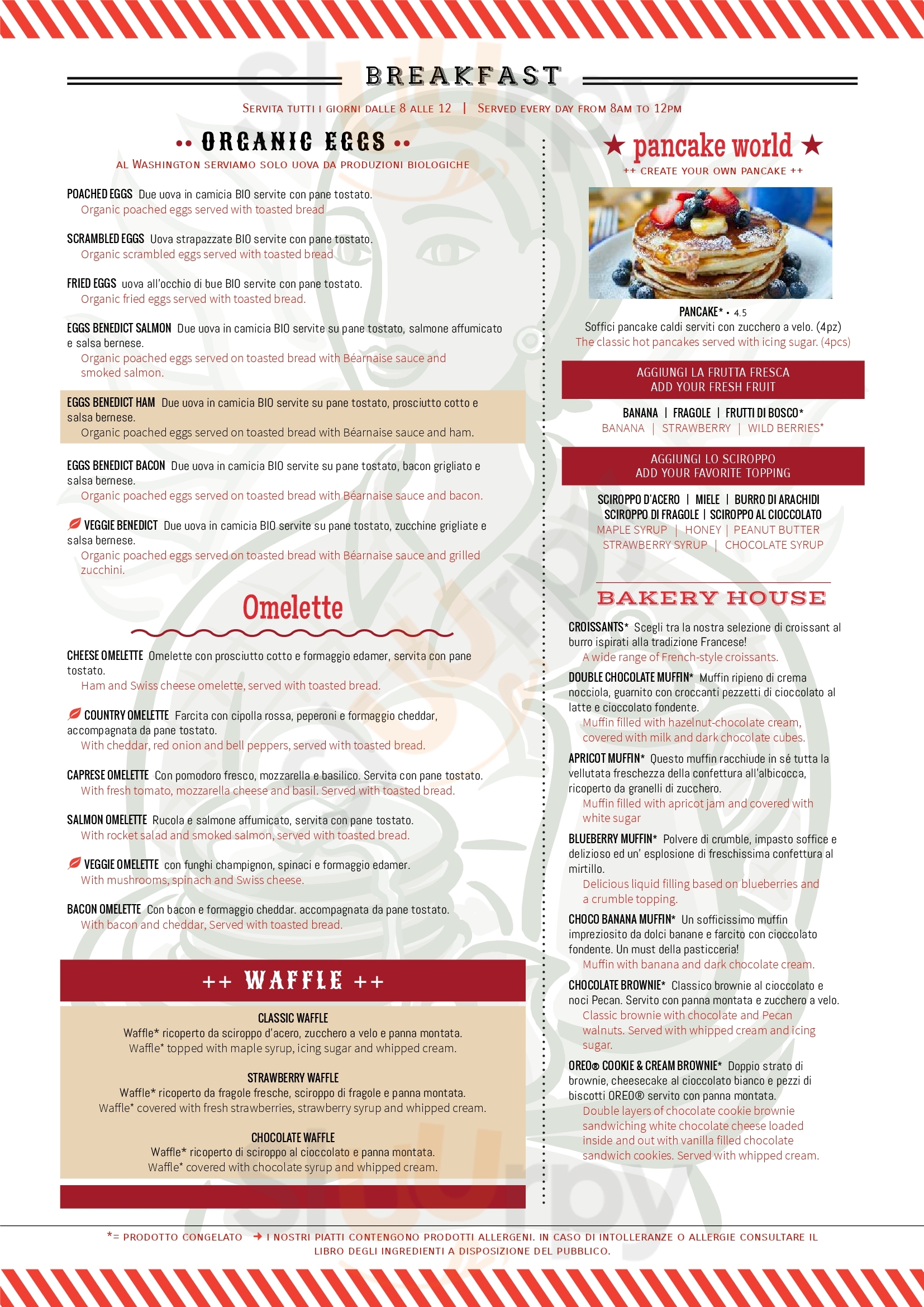 Caffe Washington Roma Menu - 1