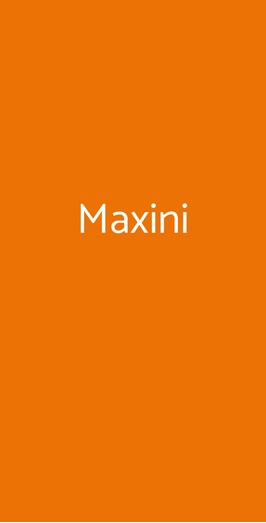 Maxini, Roma