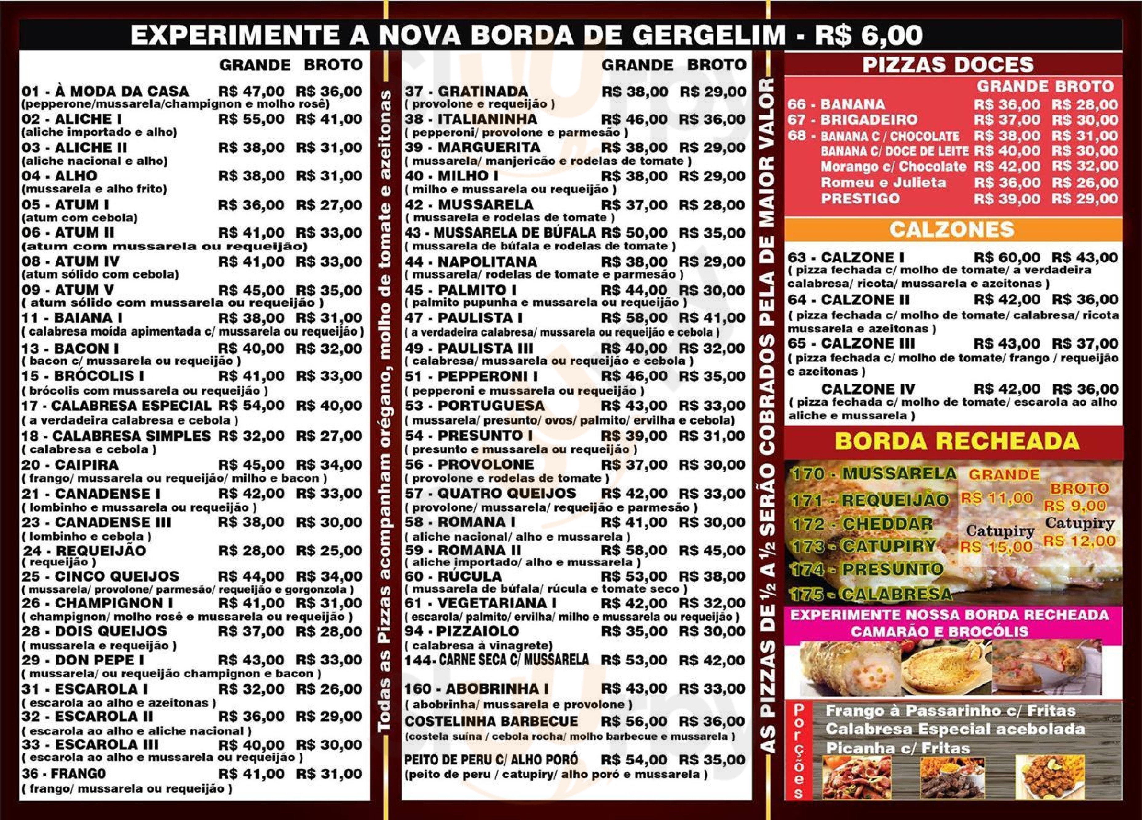Forneria Virou Pizza São Paulo Menu - 1