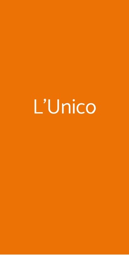 L'unico, Roma