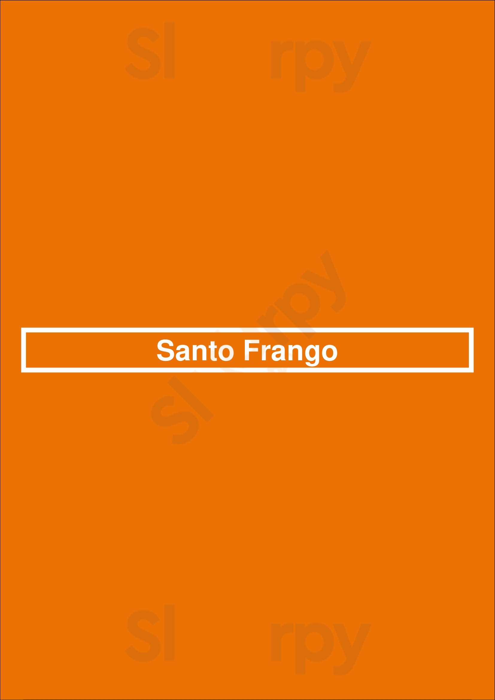 Santo Frango São Paulo Menu - 1