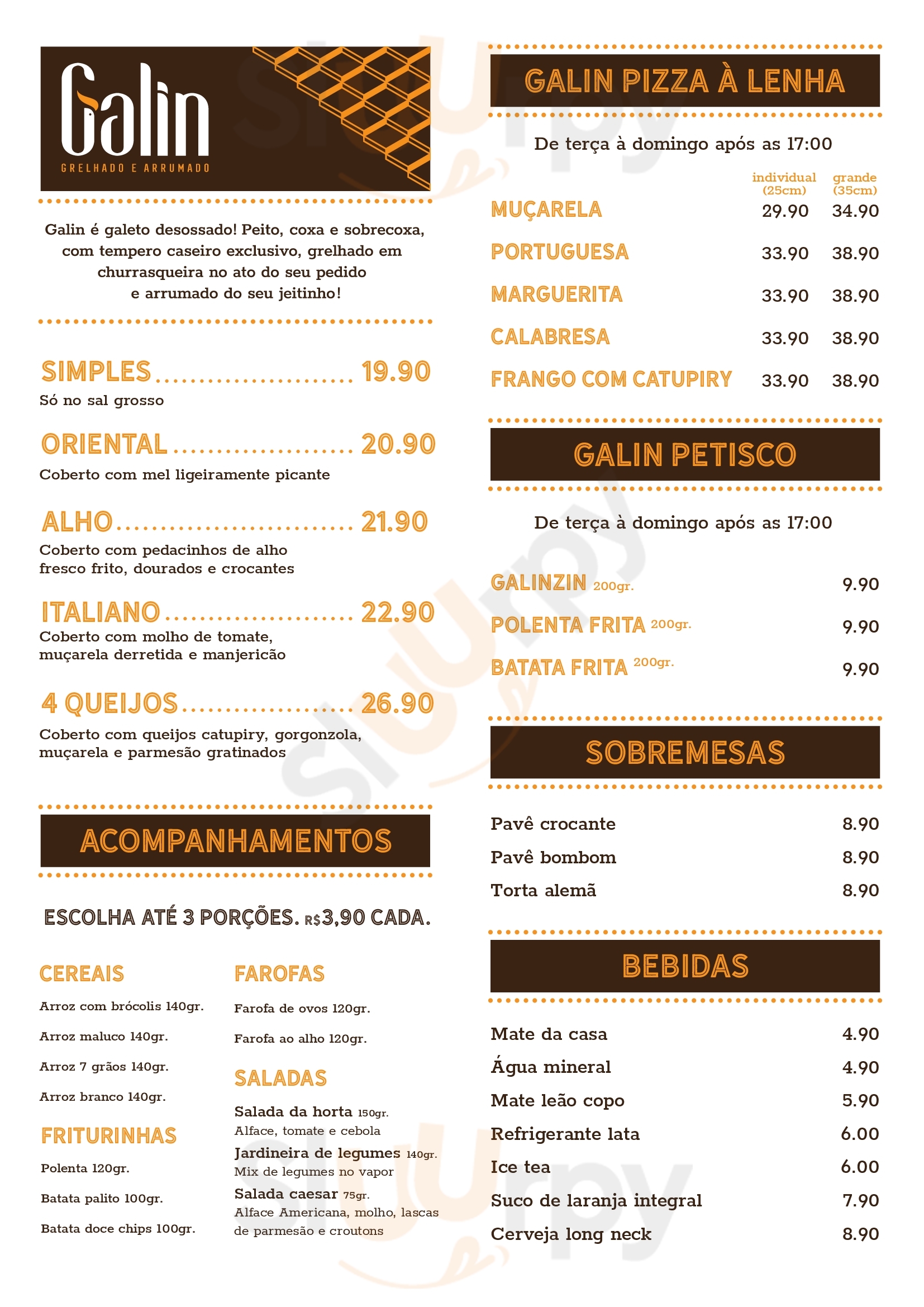 Galin Rio de Janeiro Menu - 1