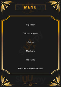 Mcdonald's menu