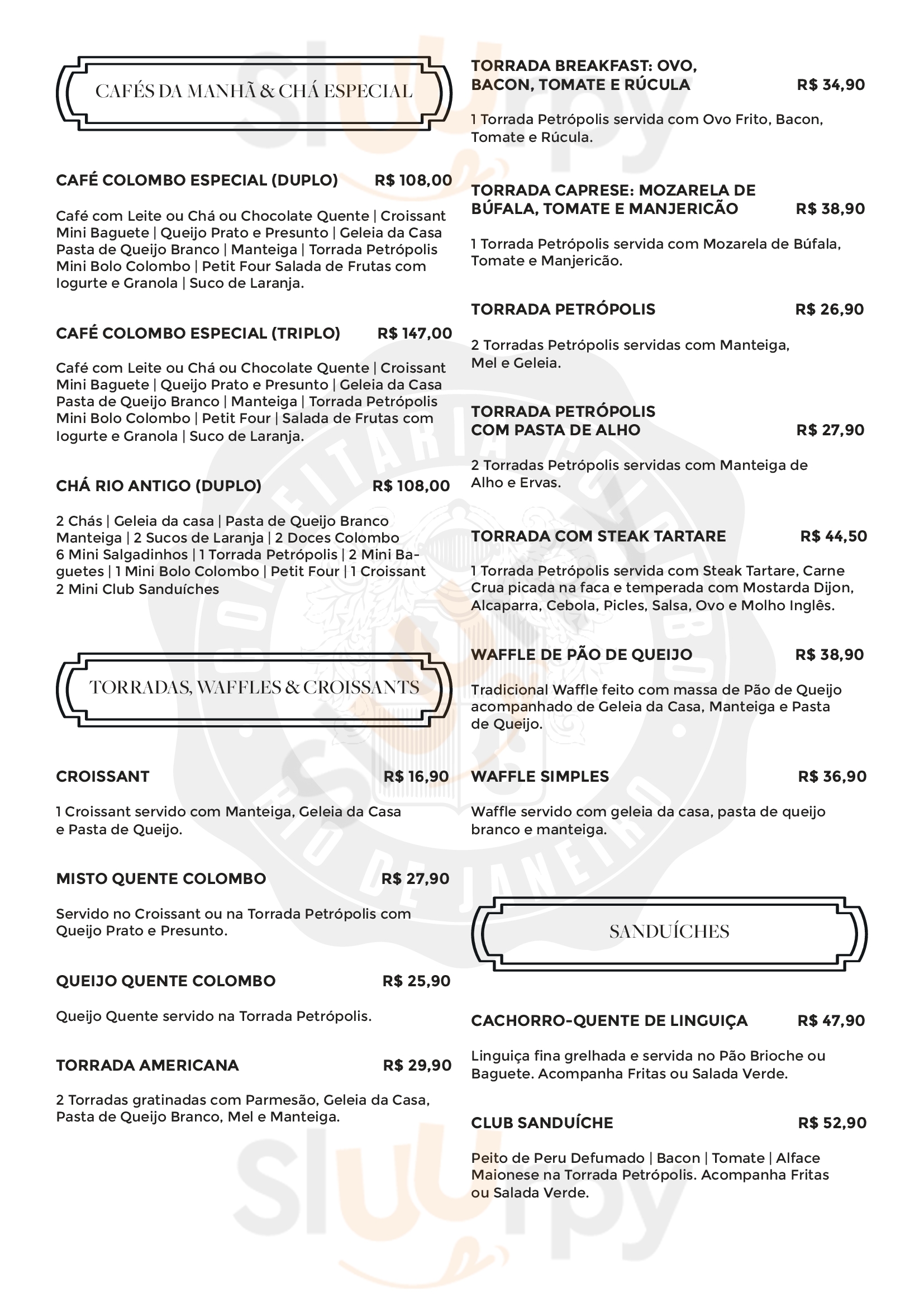 Le Cafe By Rioexception Rio de Janeiro Menu - 1