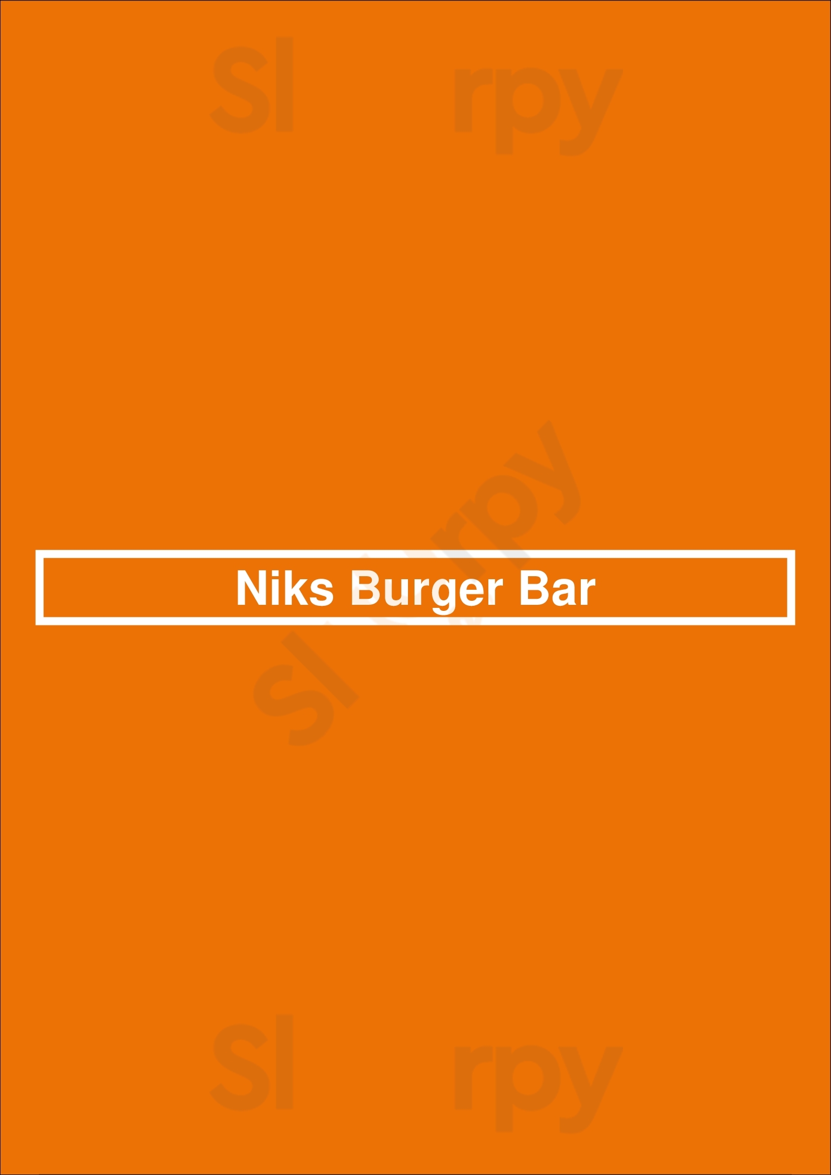 Niks Burger Bar São Paulo Menu - 1