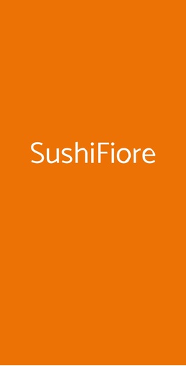 Sushi Fiore, Bracciano