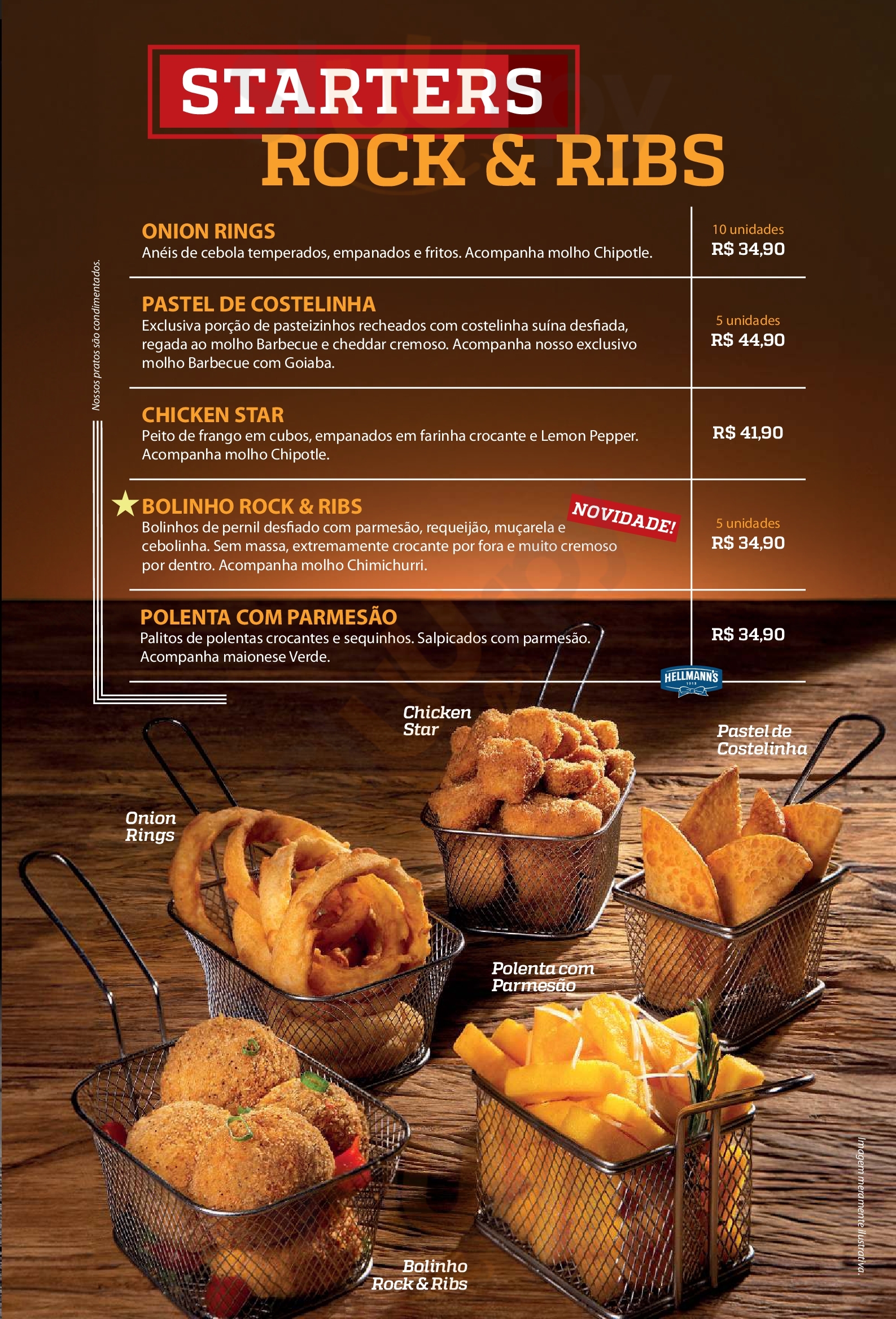 Main Menu - Rock & Ribs