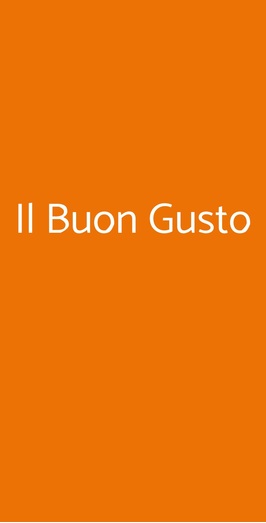 Il Buon Gusto, Marino