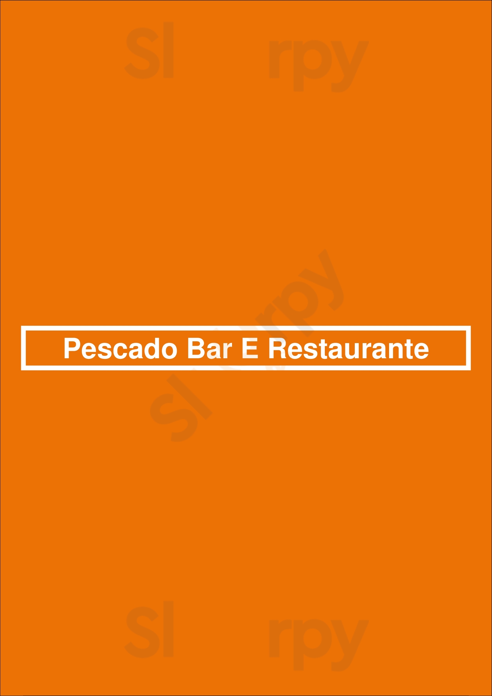 Pescado Bar E Restaurante São Paulo Menu - 1