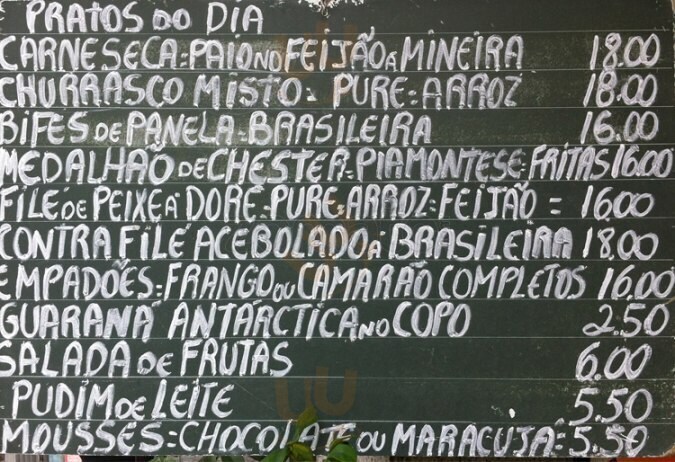 Botanica Dos Sucos Rio de Janeiro Menu - 1