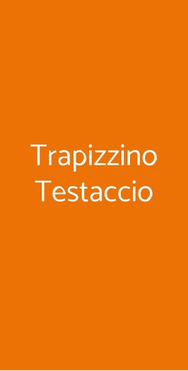 Trapizzino Testaccio, Roma