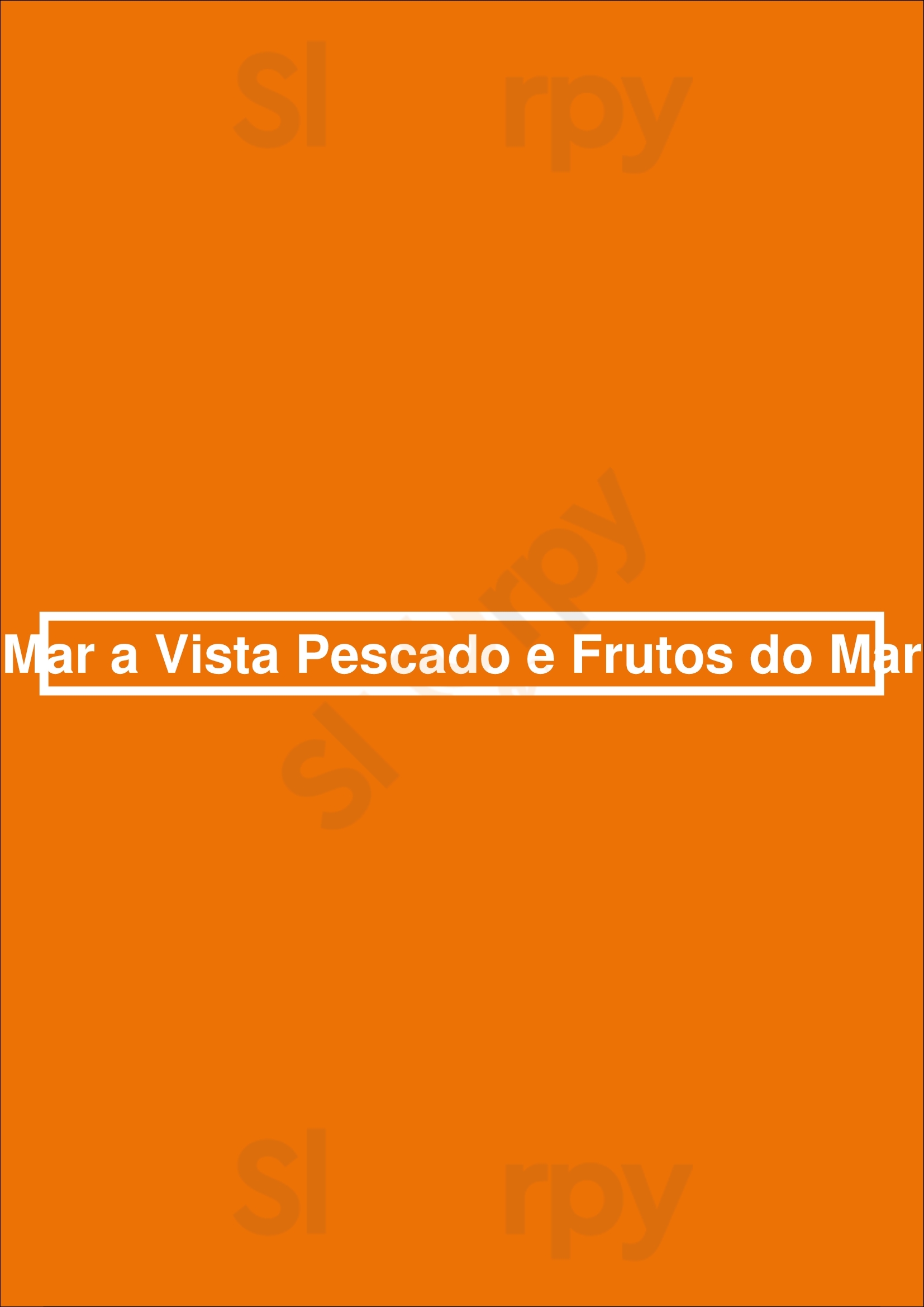 Mar A Vista Pescado E Frutos Do Mar São Paulo Menu - 1