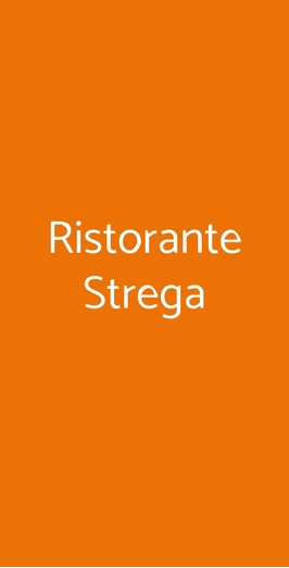 Ristorante Strega, Roma