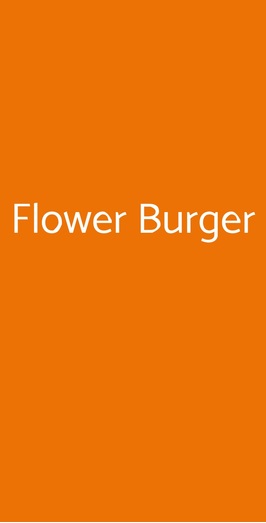 Flower Burger, Roma