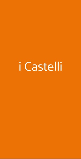 I Castelli - Ristorante Enoteca, Genzano di Roma