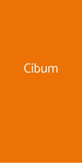 Cibum, Roma