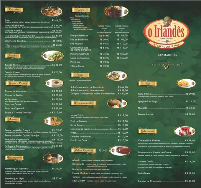 O Irlandês Steakhouse Restaurant