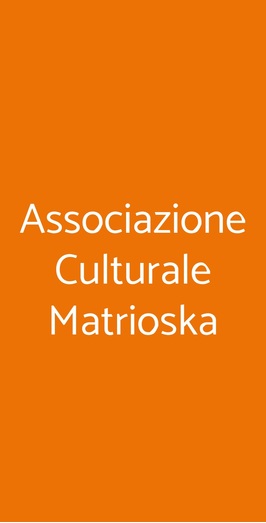 Matrioska, Roma