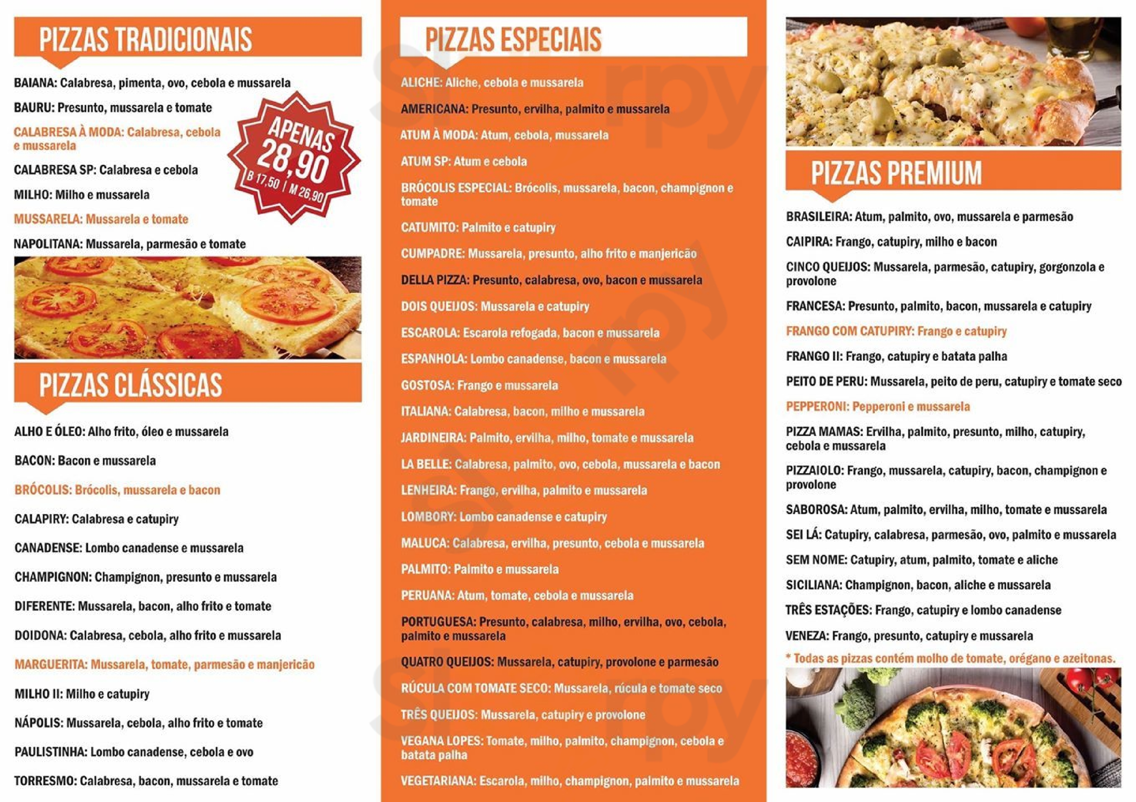 Las Mamas Pizzaria Sumaré Sumaré Menu - 1