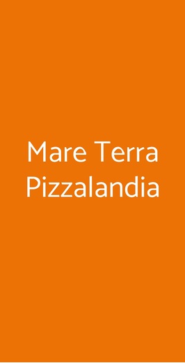 Mare Terra, Roma