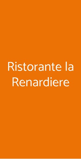 La Renardière, Roma