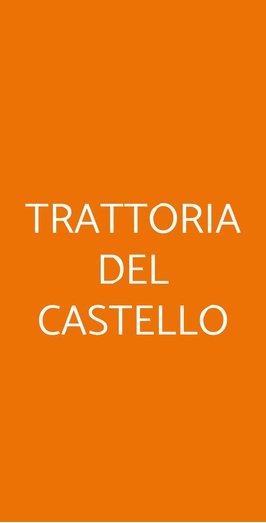 Trattoria Del Castello, Bracciano