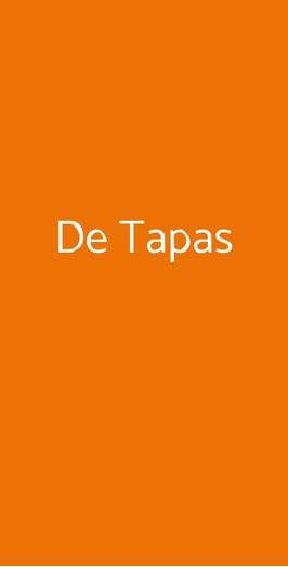 De Tapas, Roma