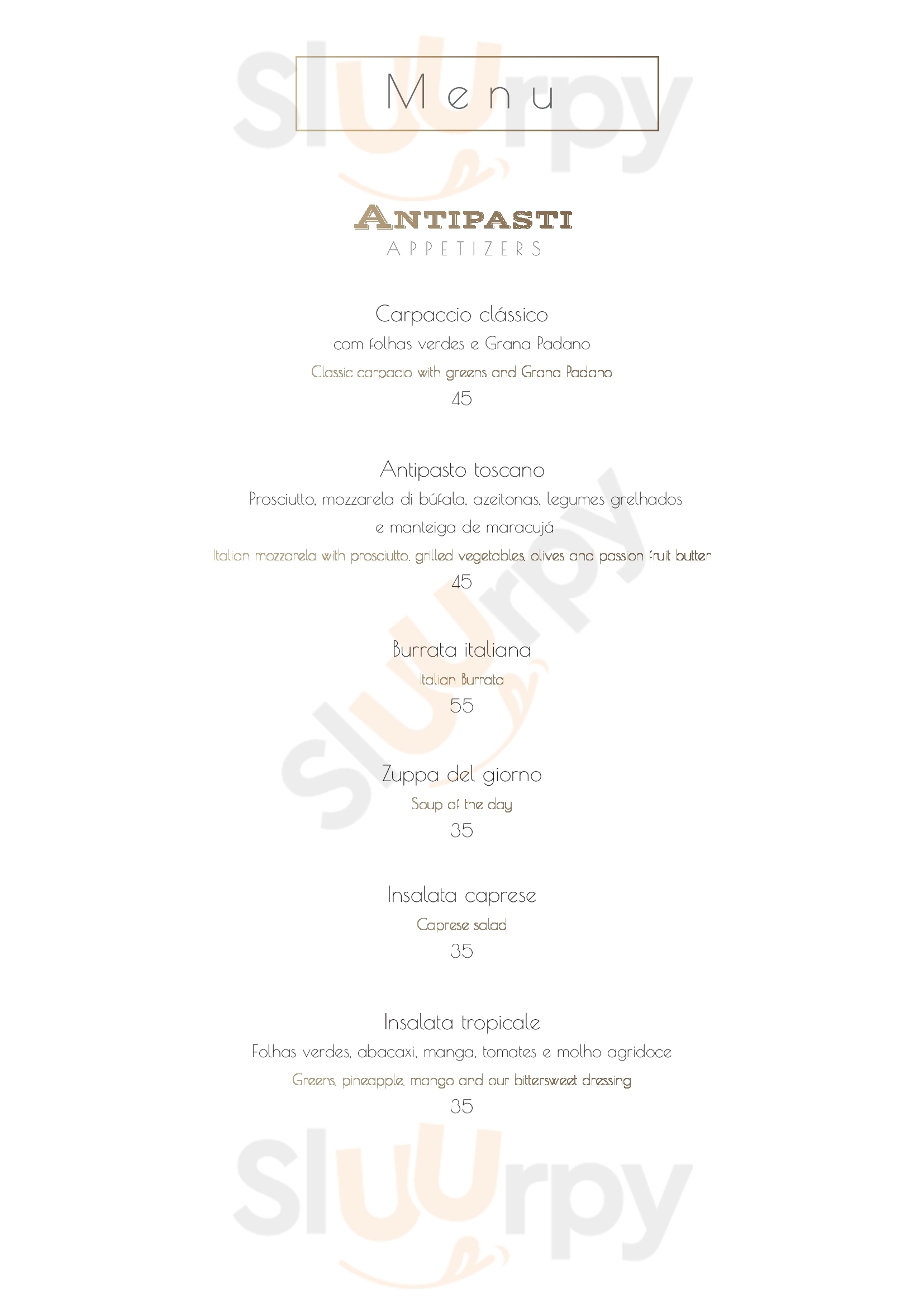 Restaurante Altto E Lounge Bar Armação dos Búzios Menu - 1