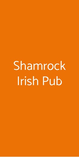 Shamrock Pub Roma, Roma