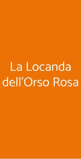 La Locanda Dell'orso Rosa, Anzio