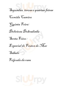 Galeto De Ouro menu