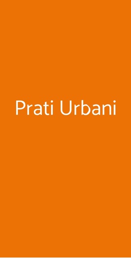 Prati Urbani, Roma