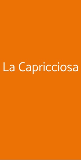 La Capricciosa, Roma