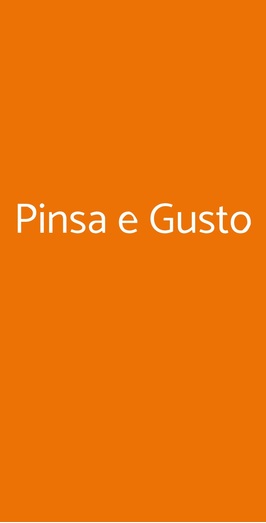 Pinsa E Gusto, Roma