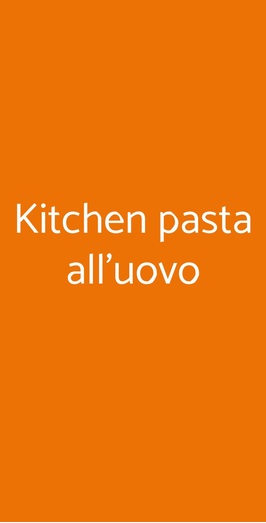 Kitchen, Roma