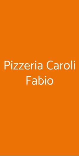 Caroli 1969 Pizzeria, Pomezia